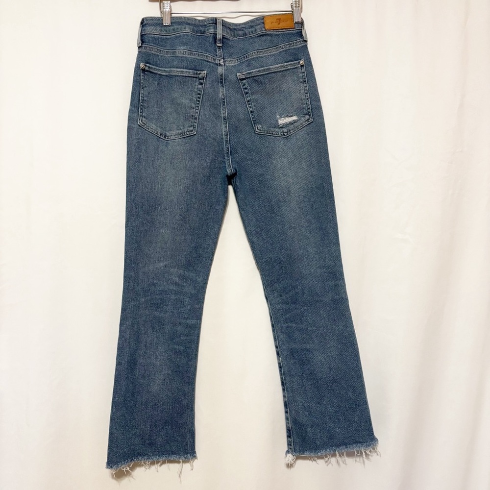 7 For‎ All Mankind Women's Ultra High Rise Slim Kick Flare Jeans size 28 - Picture 6 of 14